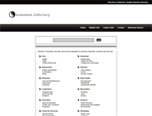Tablet Screenshot of directoryofbusiness.net